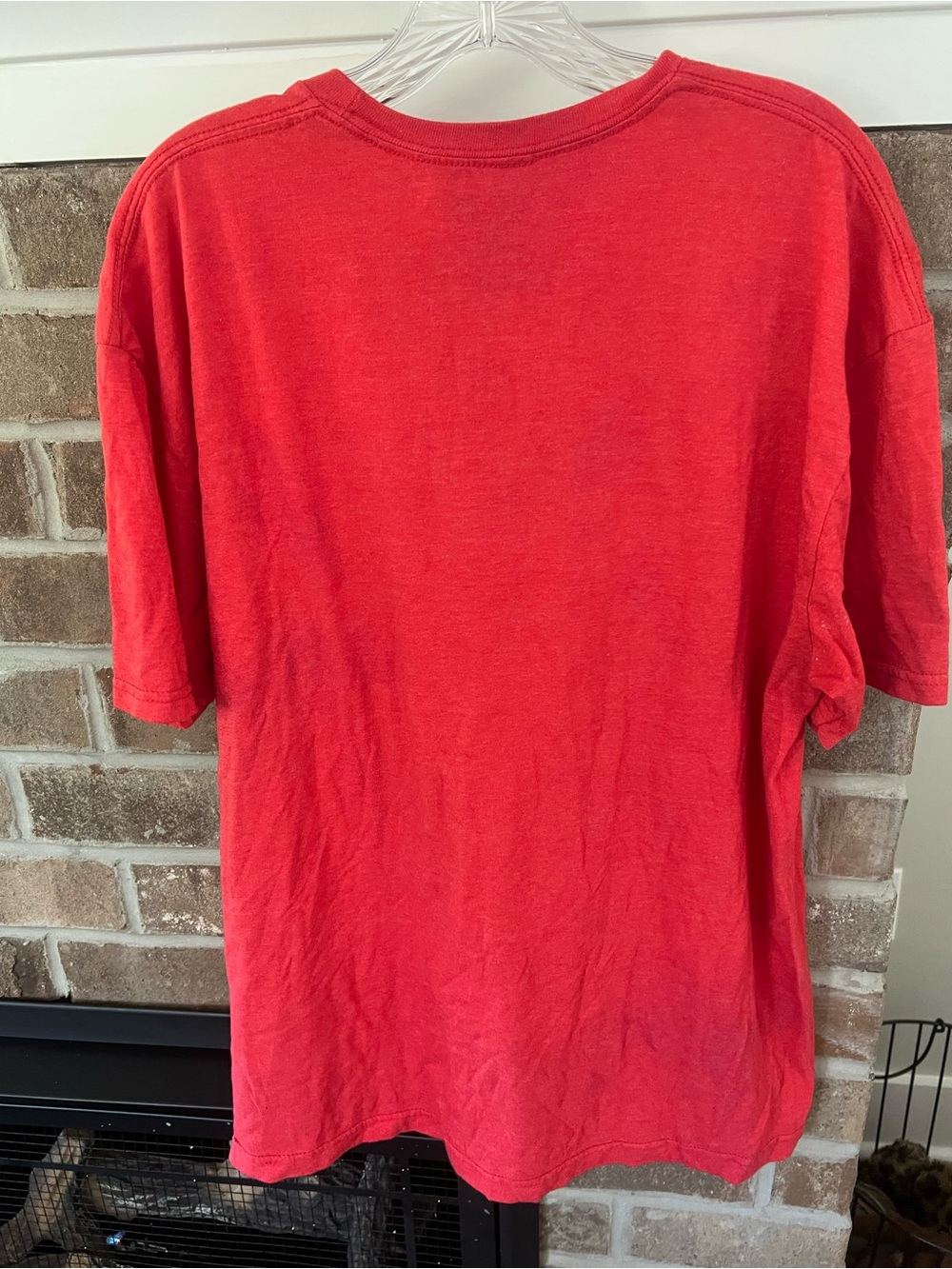 Red Graphic Band Tee with Multicolored Winged Scarab - Picture 2 of 2